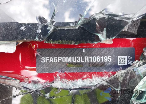 2020 Ford Fusion Hybrid Sel from USA, damaged, VIN 3FA6P0MU3LR106195